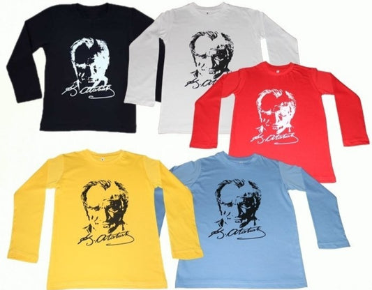 Atatürk Tişörtü - 23 Nisan - 10 Kasım - 100 yıl Tişörtleri