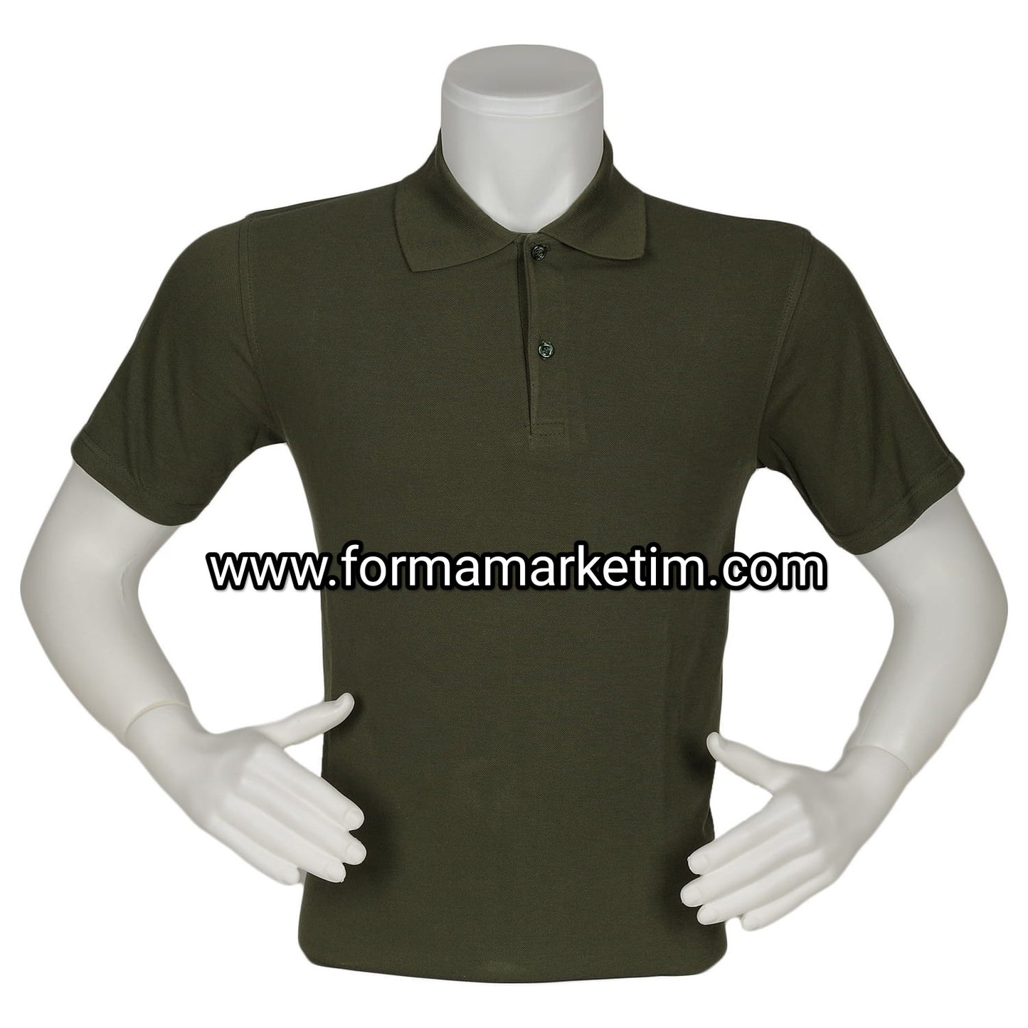 Polo collar short sleeve t-shirt