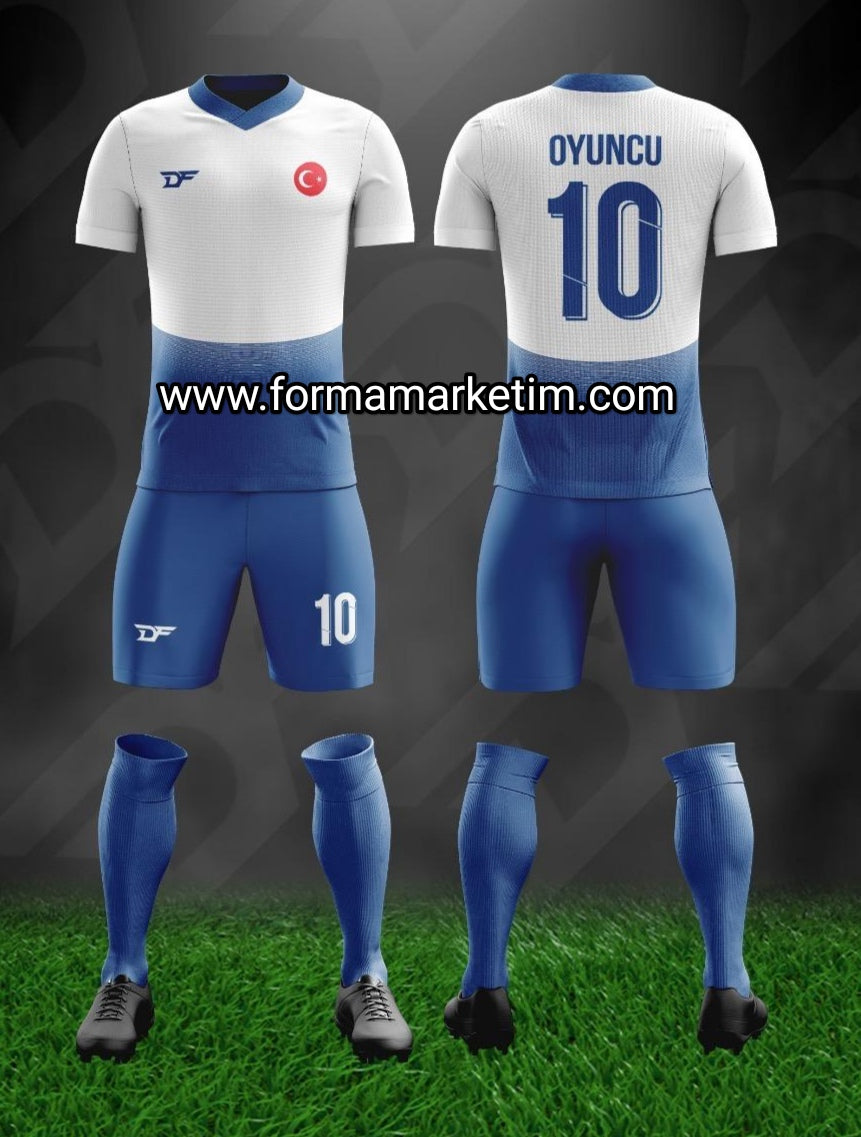 Forma Marketim Beyaz Lacivert Forma