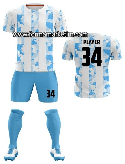Çubuklu Arjantin forma
