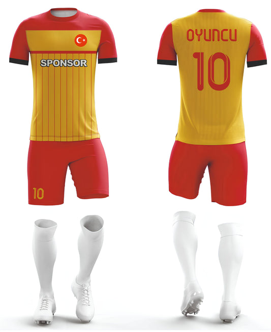 Yellow Red Jersey