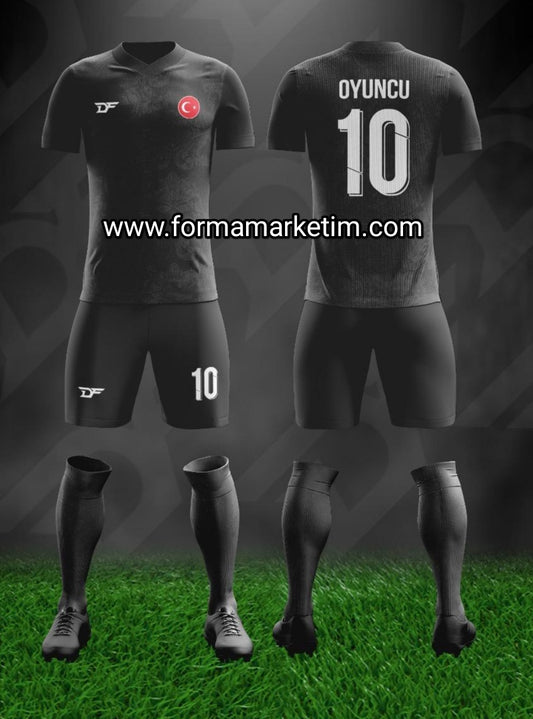 Jersey Marketim Black Gray Jersey