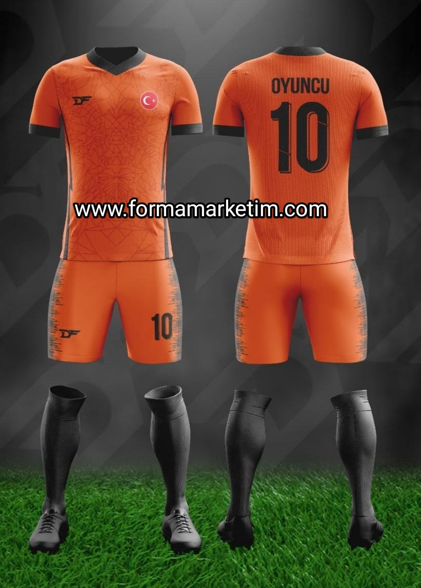 Orange black Jersey