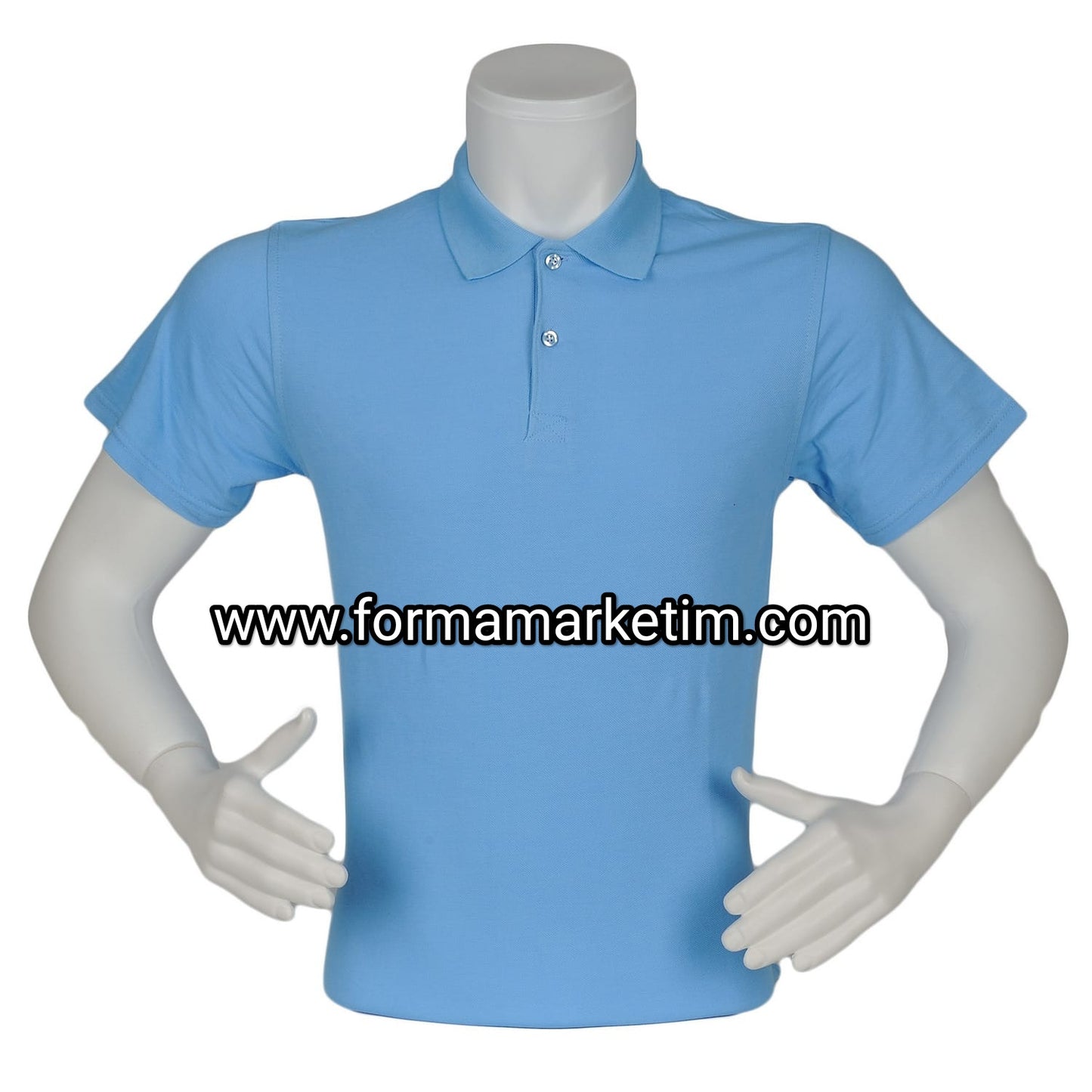 Polo collar short sleeve t-shirt 