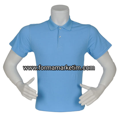 Polo collar short sleeve t-shirt 